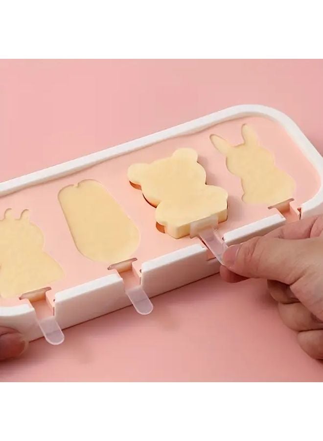 Animals Silicone Ice Pop Mold BPA Free DIY Popsicle Maker Cartoon Shapes - Image 5